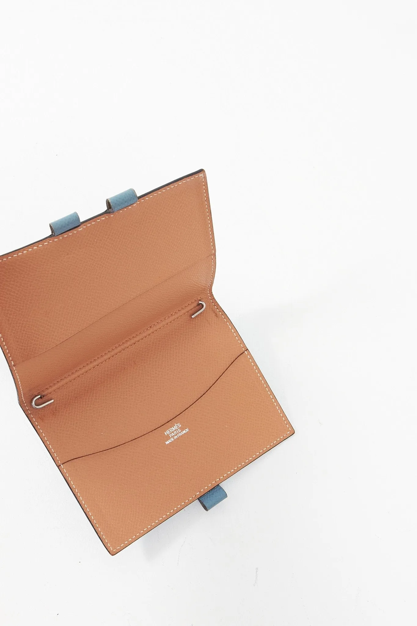 Hermès Blue Jean Epsom Leather Vision Agenda Cover PM