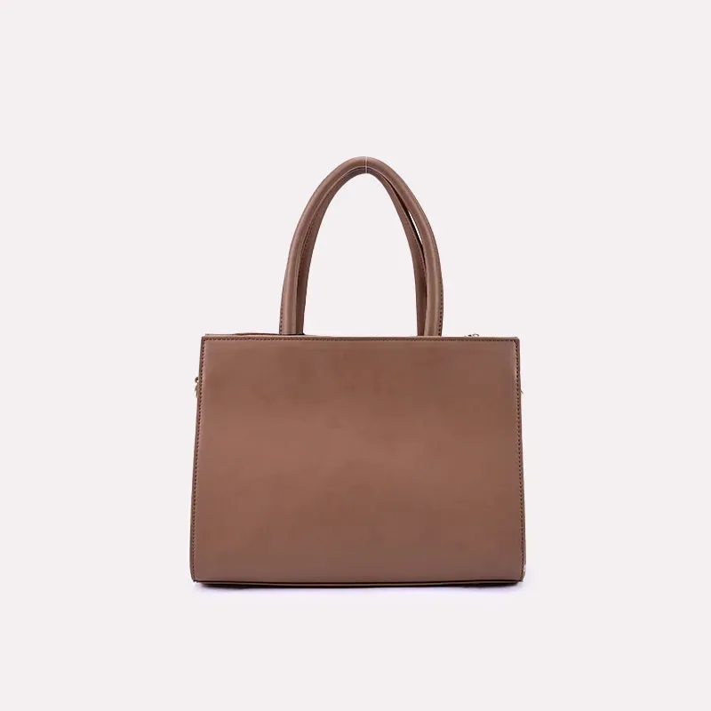 Hesper Brown Casual Hand Bags 0331036