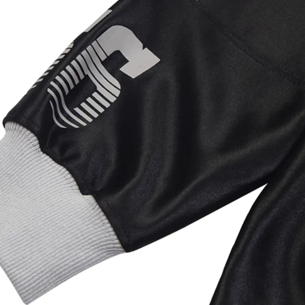 Hip Hop V-Neck Silk Raglan Sweatshirt
