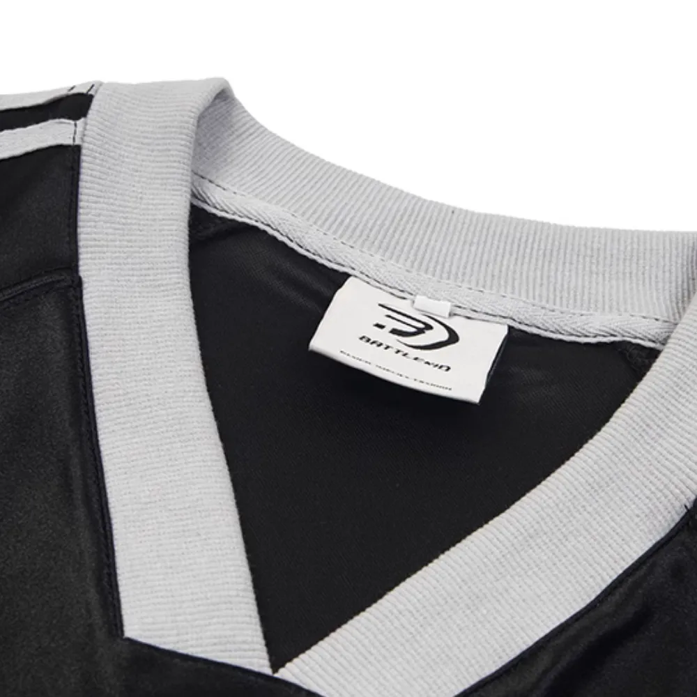 Hip Hop V-Neck Silk Raglan Sweatshirt