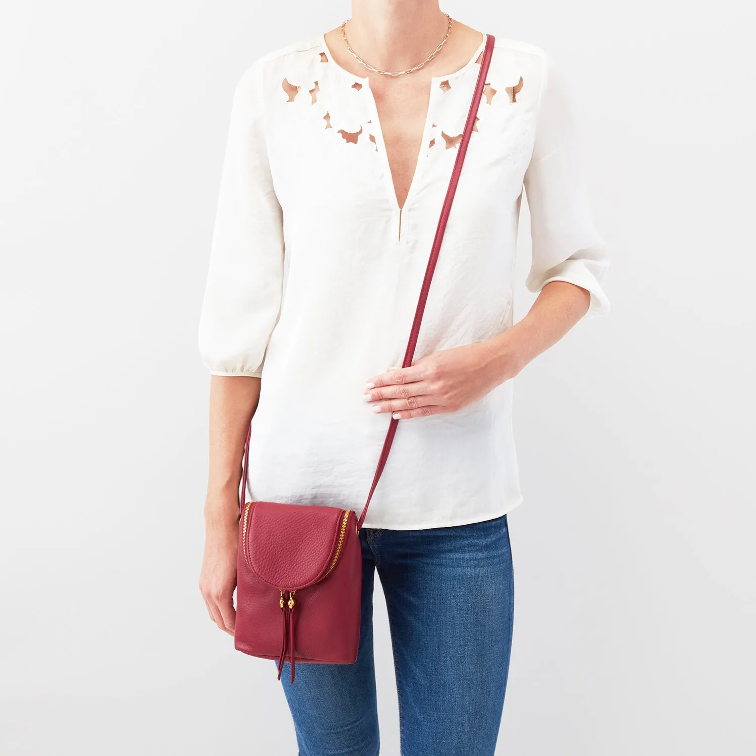 Hobo Fern Sangria Leather