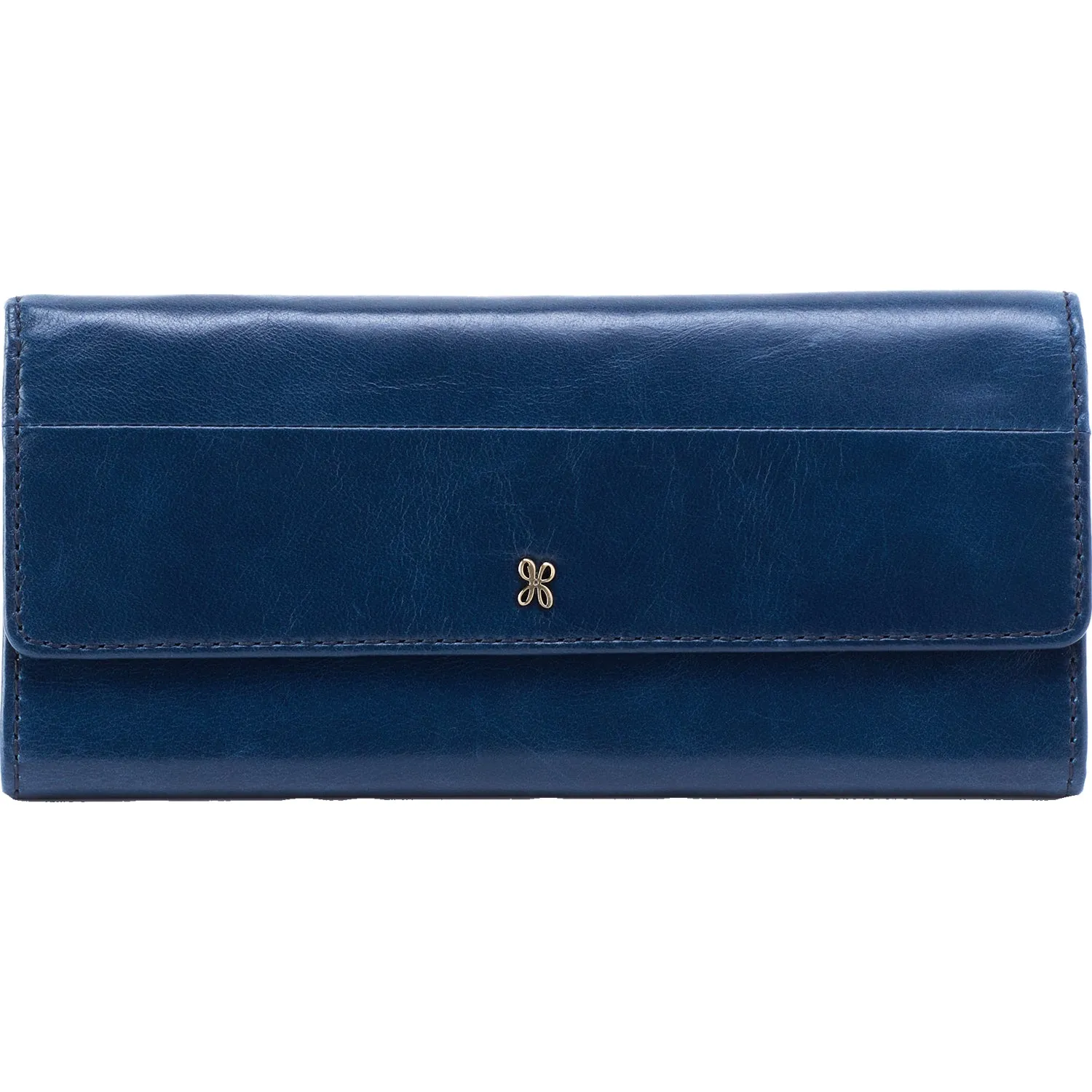 Hobo Jill Large Denim Vintage Hide Leather