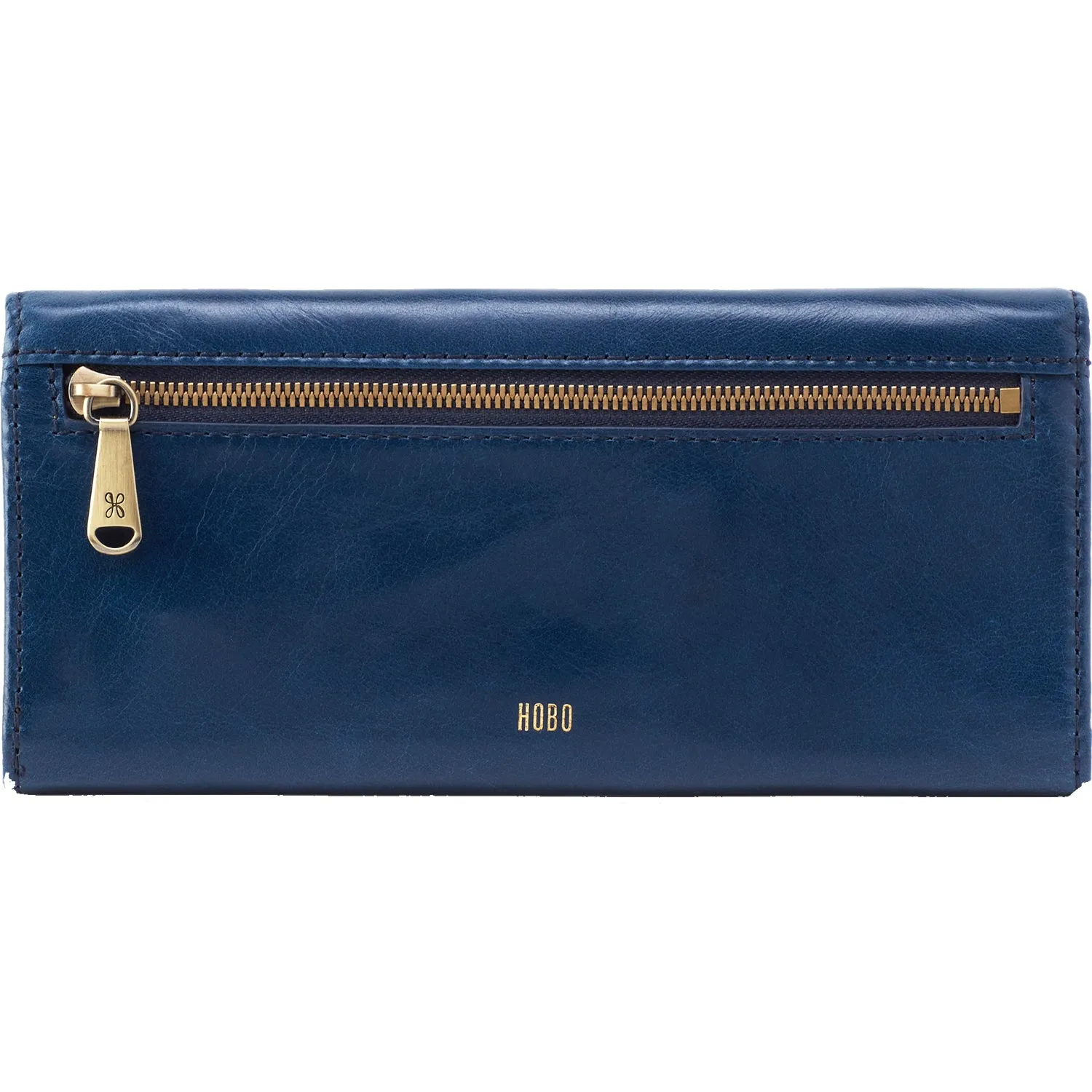 Hobo Jill Large Denim Vintage Hide Leather