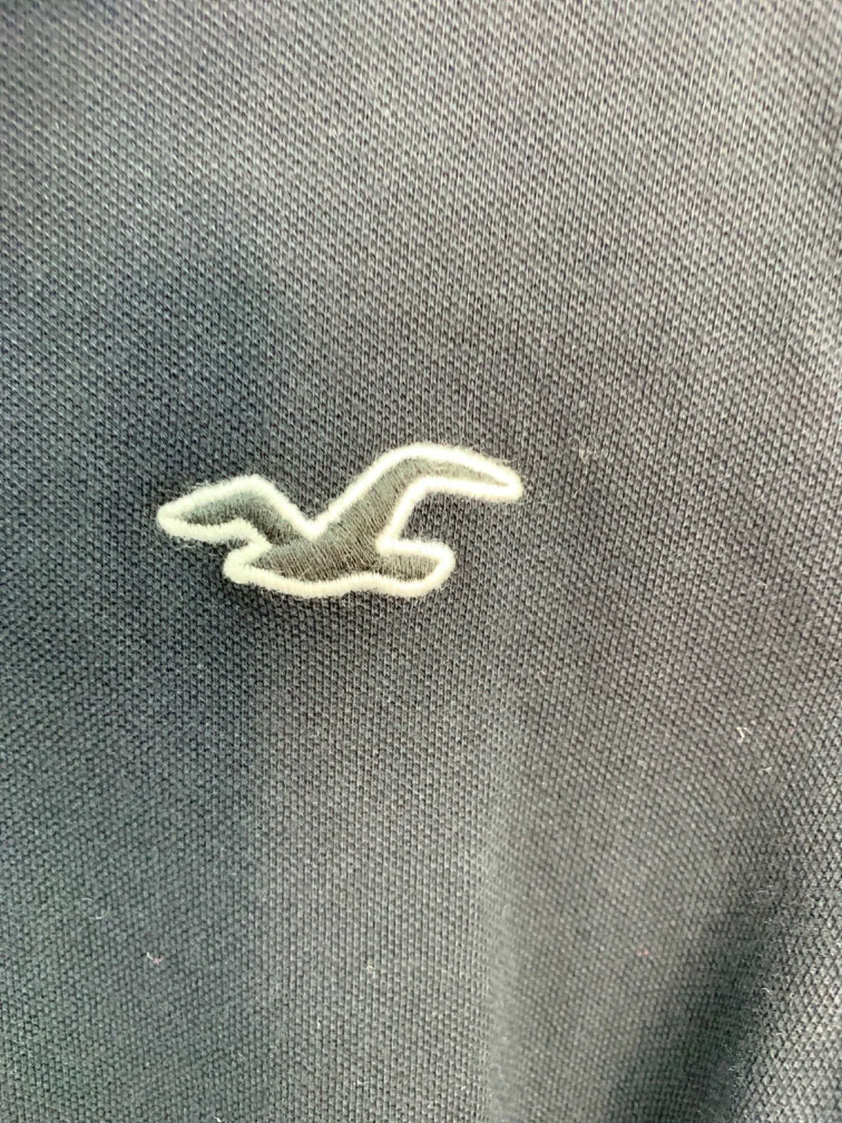 Hollister Navy Advanced Stretch Polo Shirt XS