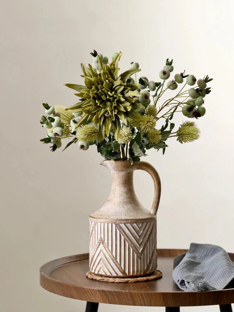 Hosta ceramic vase