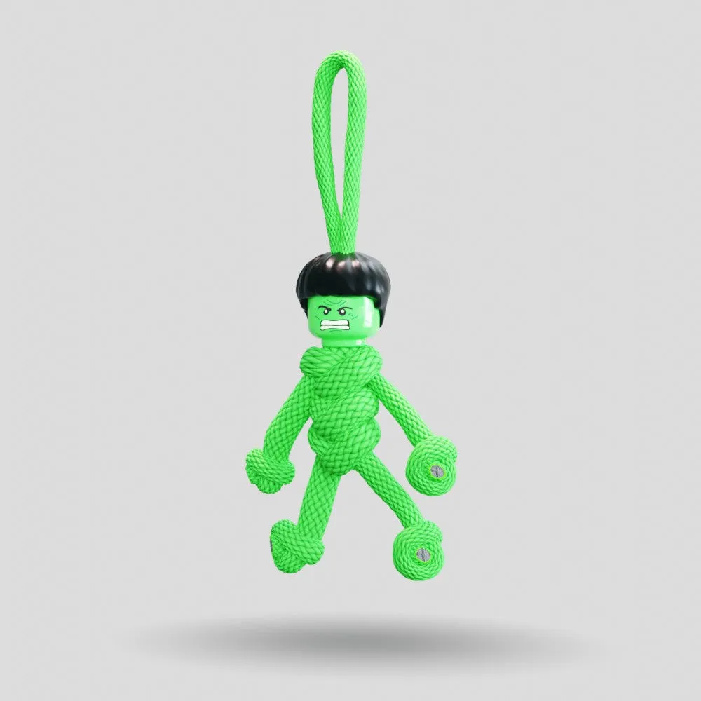 Hulk Paracord Buddy Keychain
