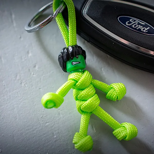 Hulk Paracord Buddy Keychain