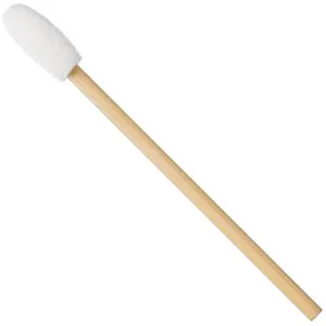 Hygienic Eye Shadow Applicator with FSC&reg; Certified Bamboo Handle - 2.83" Long / 50 Pieces Per Bag X 24 Bags = Case of 1,200