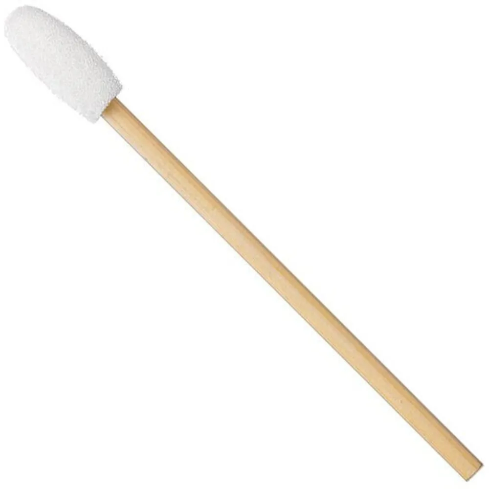 Hygienic Eye Shadow Applicator with FSC&reg; Certified Bamboo Handle - 2.83" Long / 50 Pieces Per Bag X 24 Bags = Case of 1,200