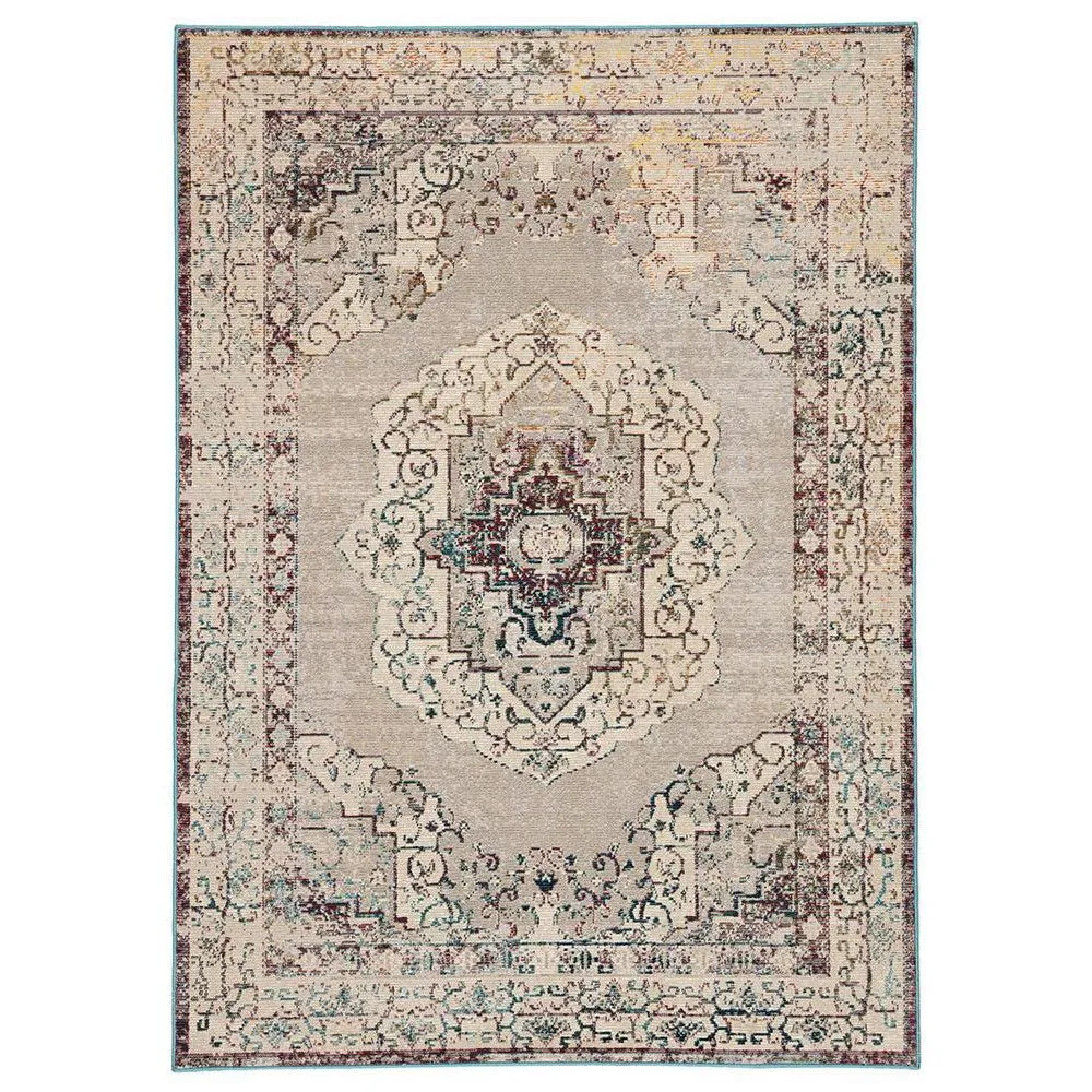 Jaipur Peridot Rugs - Fog/Elephant Skin