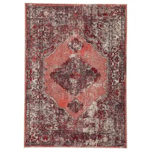 Jaipur Peridot Rugs - Lipstick Red/Burnt Orange