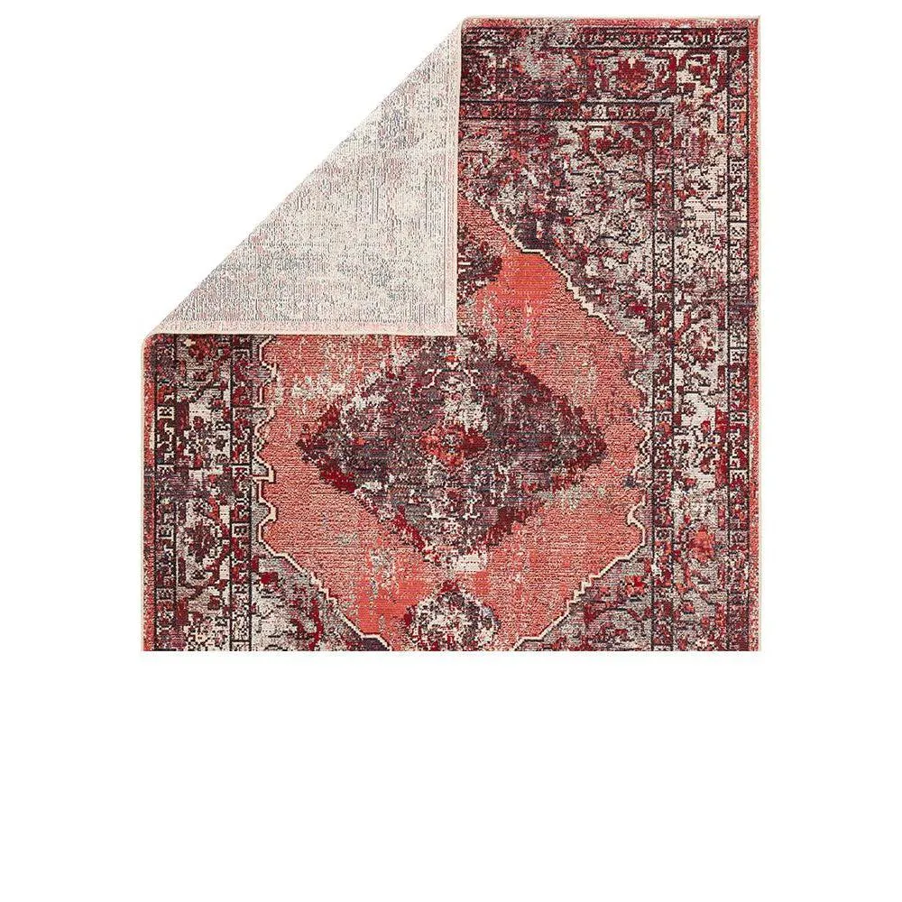 Jaipur Peridot Rugs - Lipstick Red/Burnt Orange