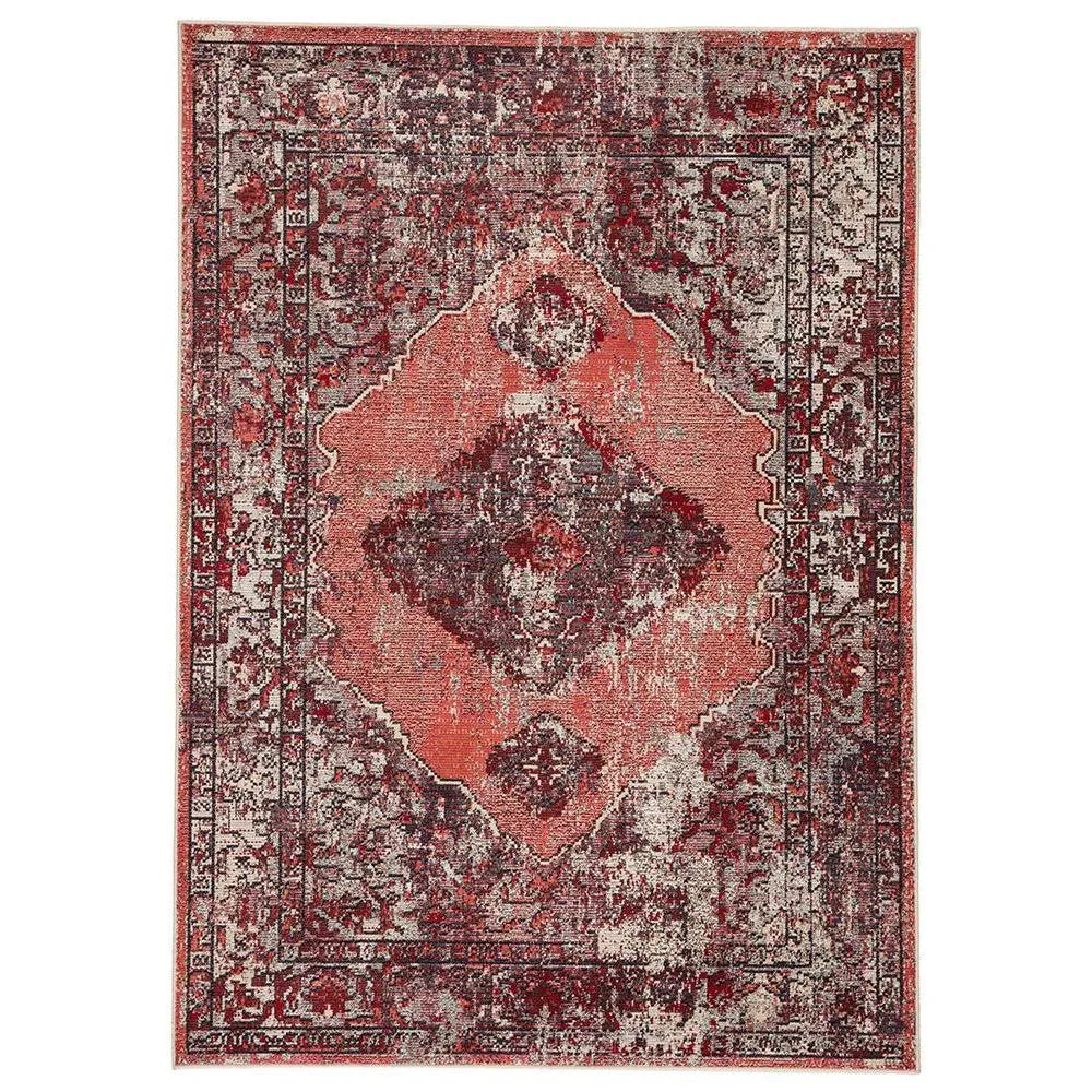 Jaipur Peridot Rugs - Lipstick Red/Burnt Orange