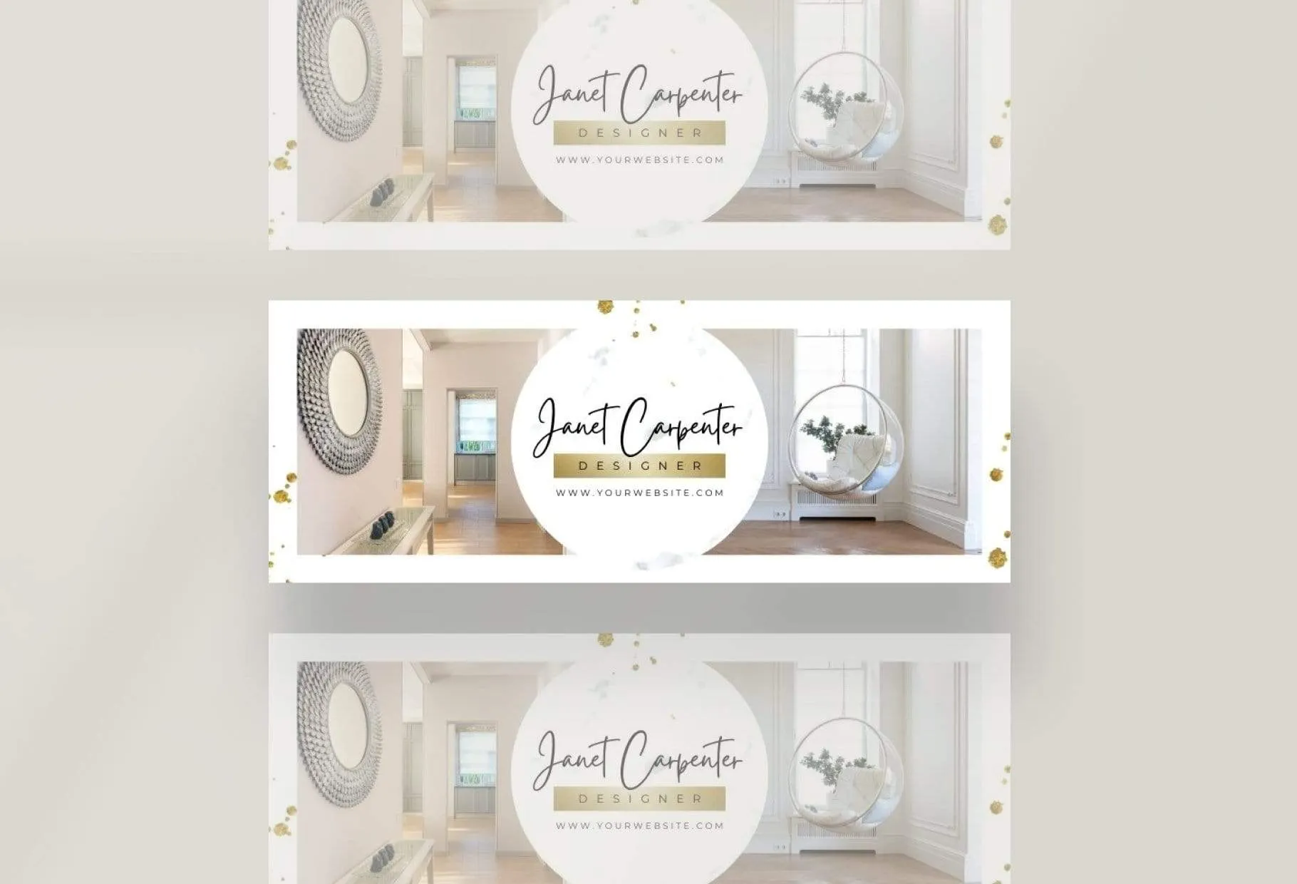Janet Facebook Cover Canva Template