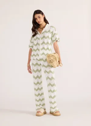Jayden Crochet Wave Pant