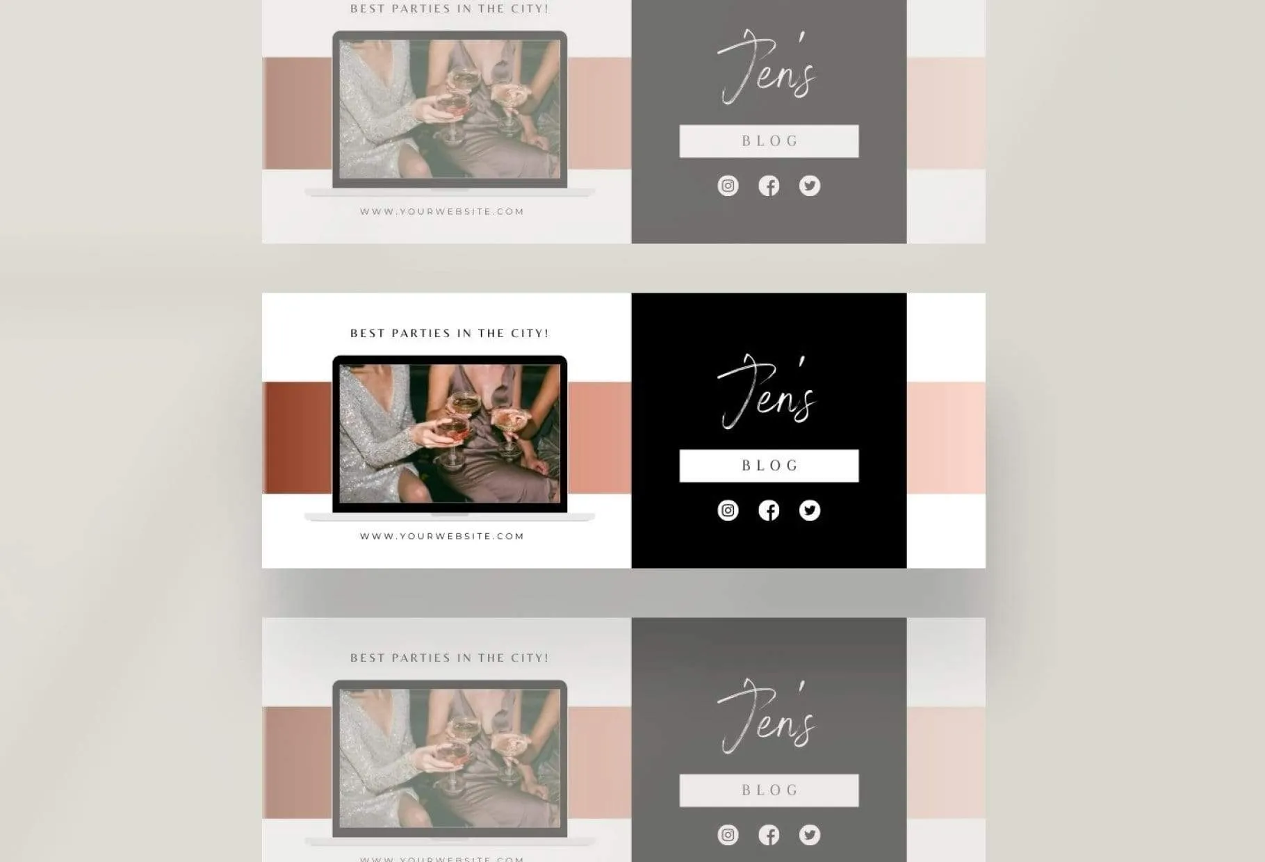 Jens Facebook Cover Canva Template