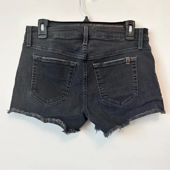 Joe’s Jeans Lisbeth Black Denim Shorts 28