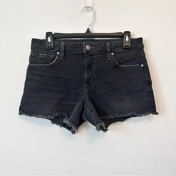 Joe’s Jeans Lisbeth Black Denim Shorts 28