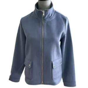 Joie Full Zip Front Pockets Blue Jacket women's Size M  NWT