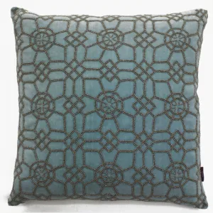 Jolfa Grid Accent Pillow - Sabira Collection