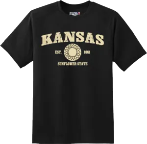 Kansas State Vintage Retro Hometown America Gift T Shirt New Graphic Tee