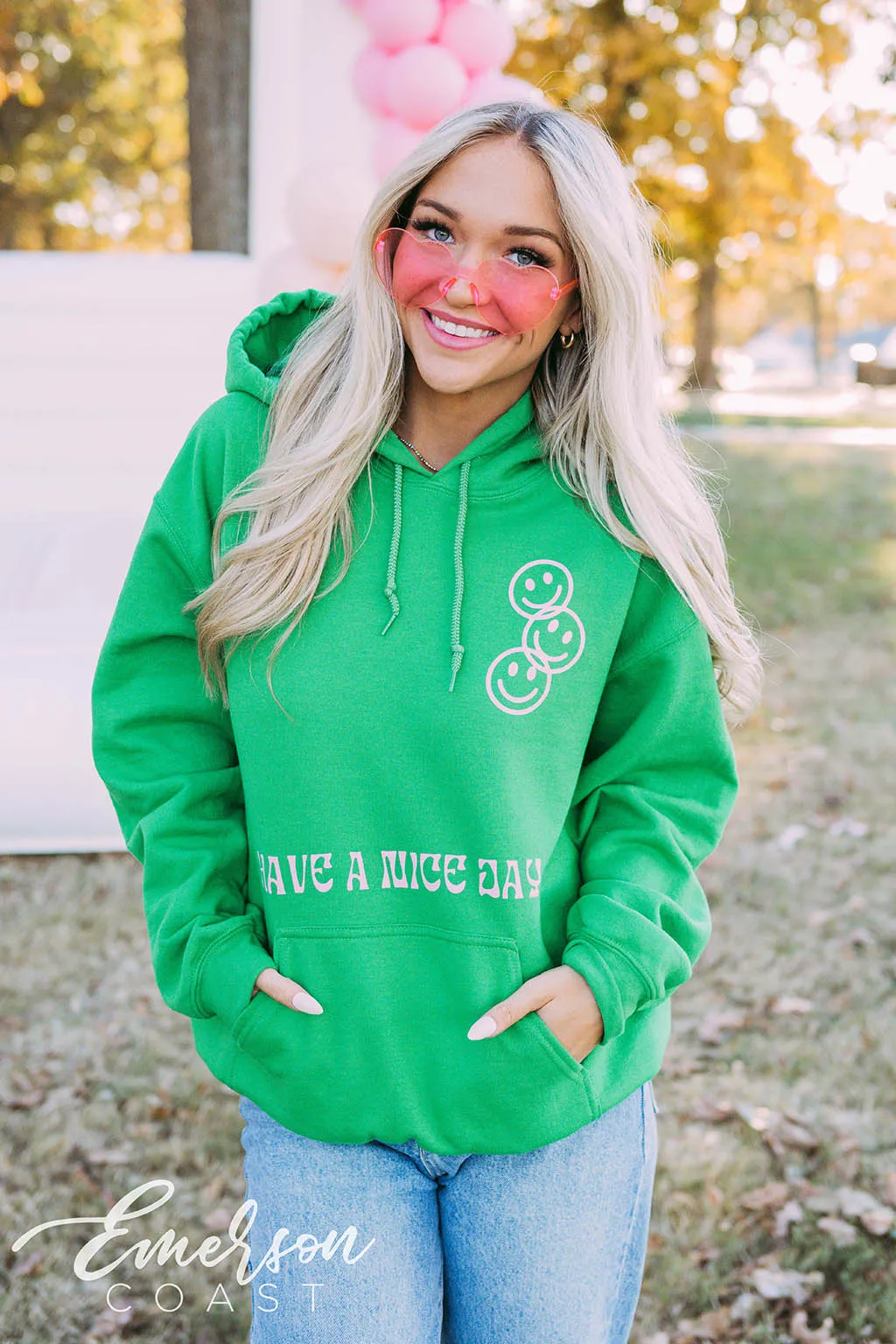 Kappa Delta PR With Love Smiley Face Hoodie