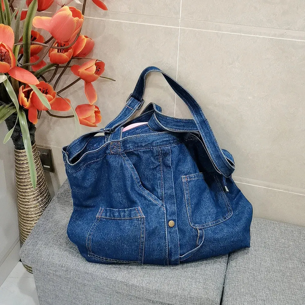 Kawaii Denim Charm 👜✨ Cute Casual Shoulder Bags for Trendy Women - Stylish Crossbody & Tote Collection! 🌈👖