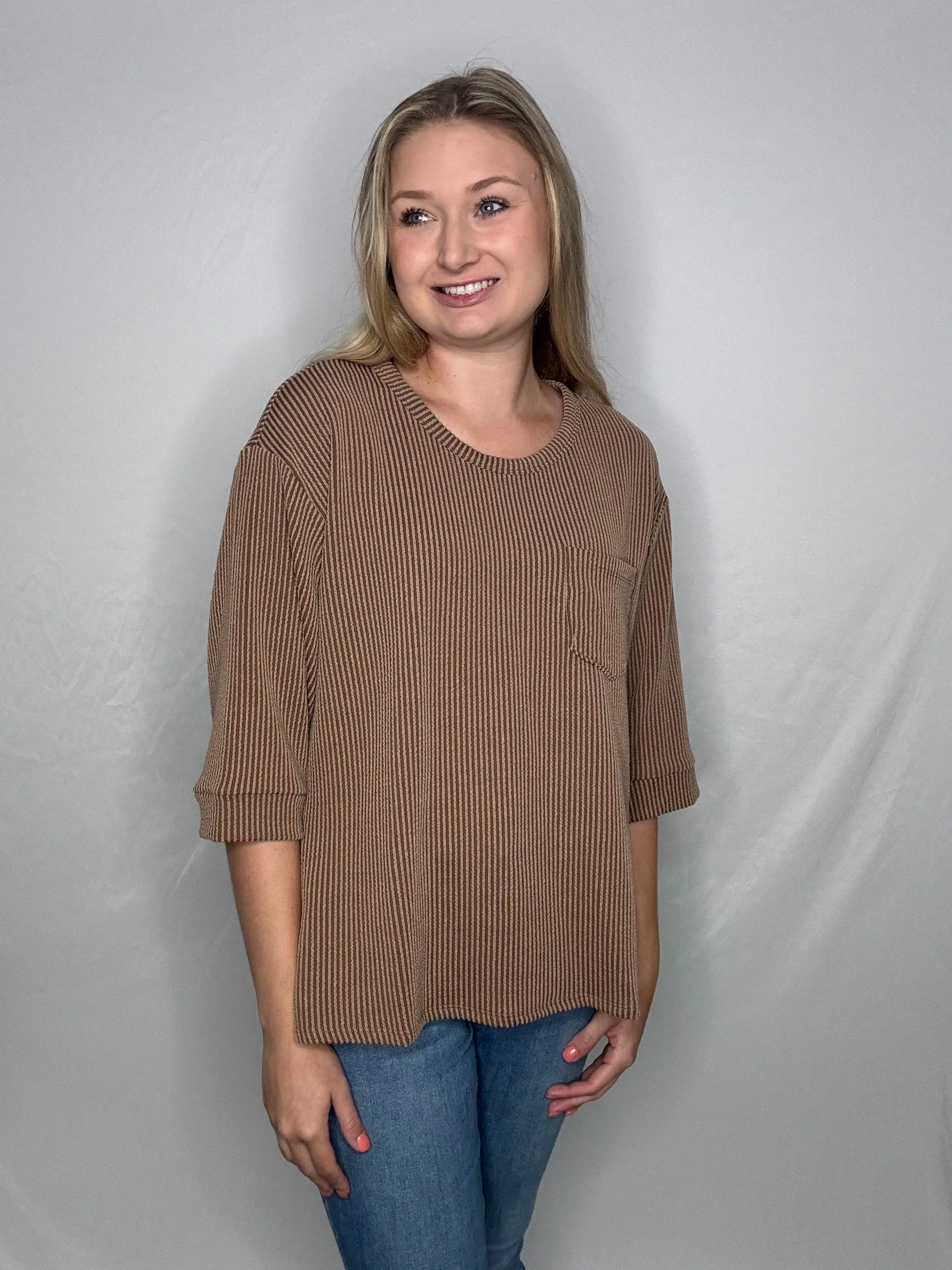Kendall Top- Brown
