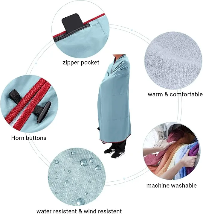 KingCamp Outdoor Blanket Waterproof Camping Blanket Beach Blanket Sandproof Beach Mat Stadium Blanket Travel Blanket Portable Picnic Blanket for Park Grass Concert Sports