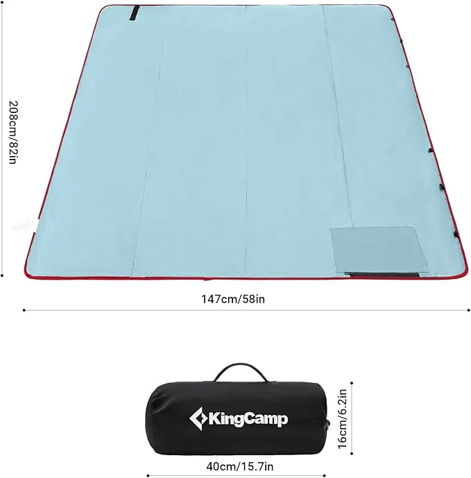KingCamp Outdoor Blanket Waterproof Camping Blanket Beach Blanket Sandproof Beach Mat Stadium Blanket Travel Blanket Portable Picnic Blanket for Park Grass Concert Sports