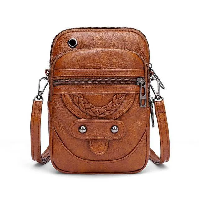 Lanna | Vintage leather crossbody bag