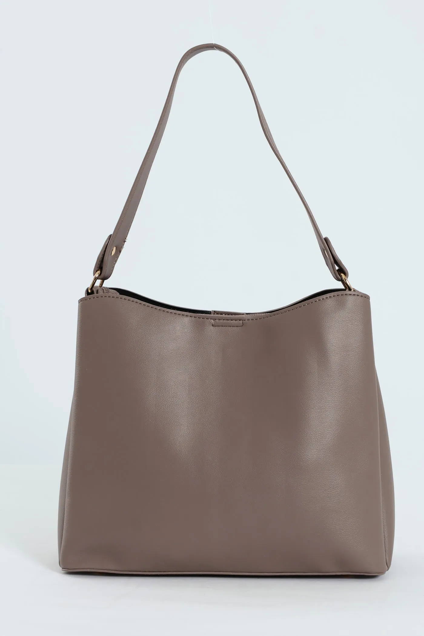 Leah Bucket Bag - Grey
