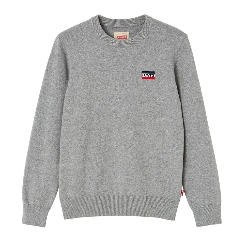Levi's Boys Grey Knit Sweatshirt