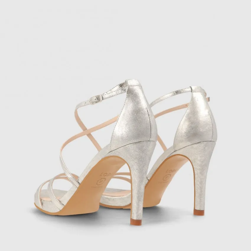 Lodi - Inriko Silver Strap High Sandal