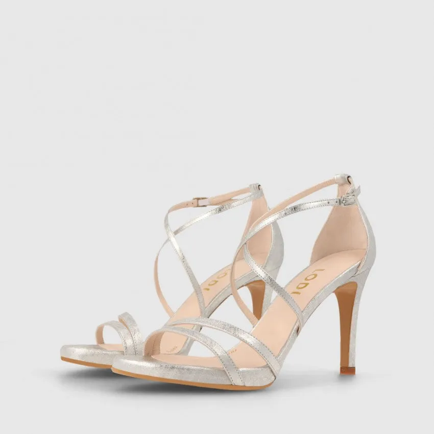 Lodi - Inriko Silver Strap High Sandal