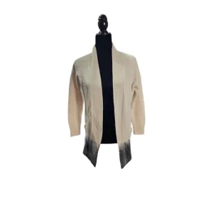 Lord &amp; Taylor Ombre Open-Front Wool Cardigan - Size XS