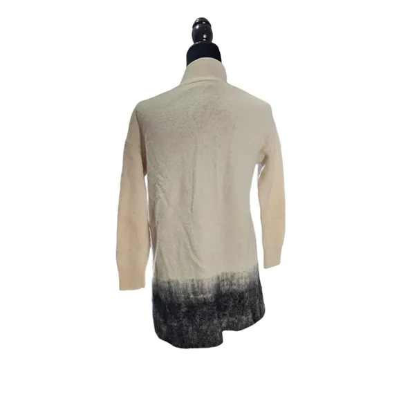 Lord &amp; Taylor Ombre Open-Front Wool Cardigan - Size XS