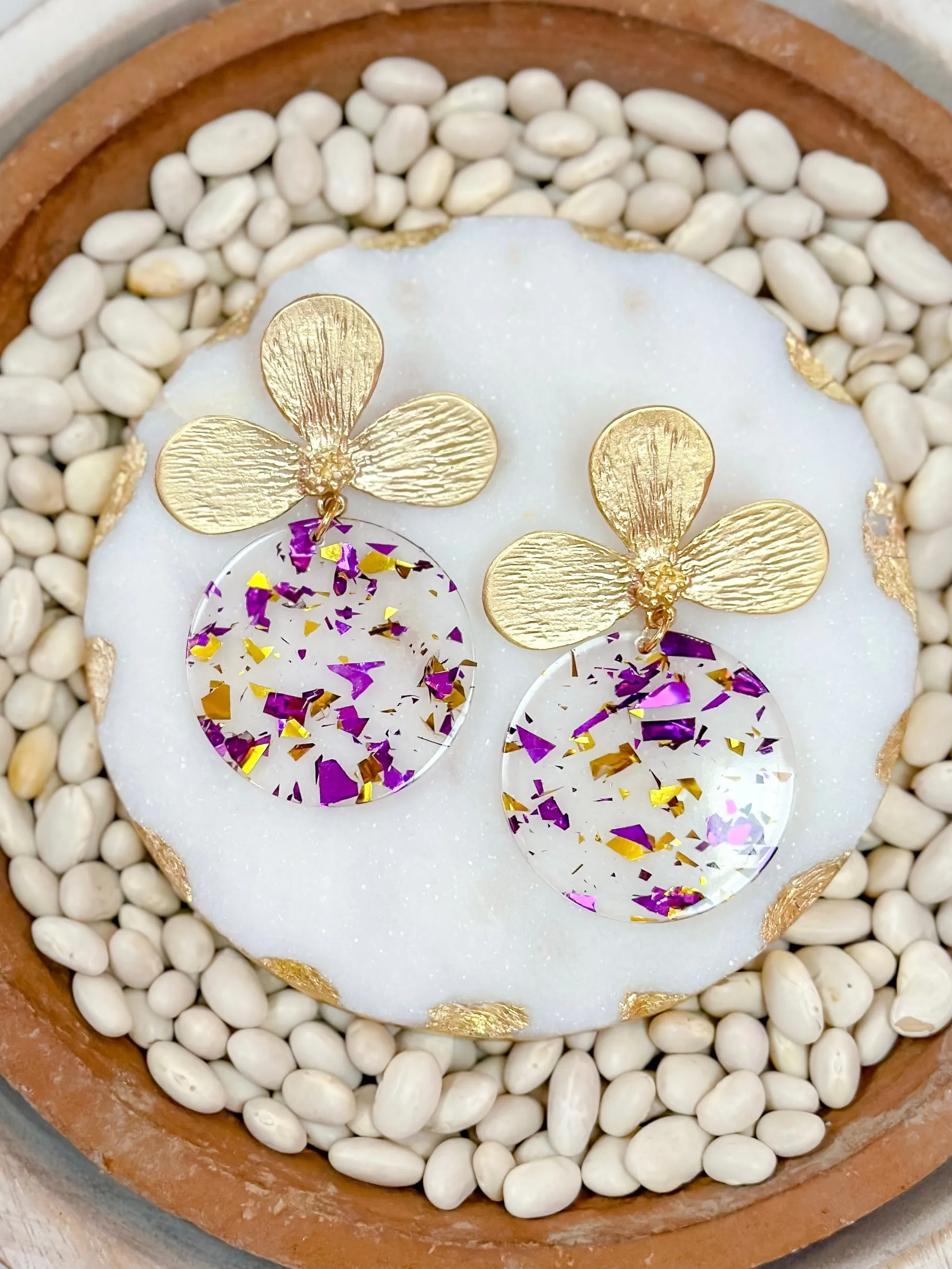 Lotus Earrings