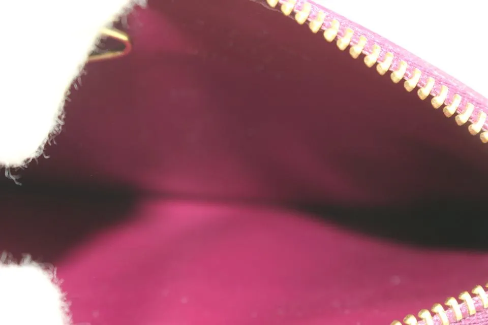 Louis Vuitton Amarante Monogram Vernis Key Pouch NM Pochette Cles Keychain 7lvs421