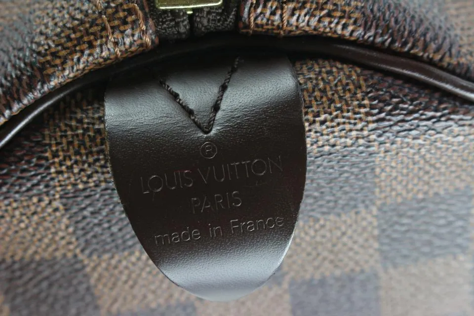 Louis Vuitton Damier Ebene Keepall 50 Duffle Bag Upcycle Ready 54lz429s