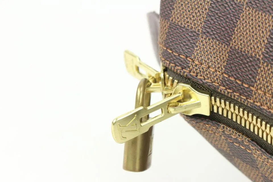 Louis Vuitton Damier Ebene Keepall 50 Duffle Travel Bag 41lk75