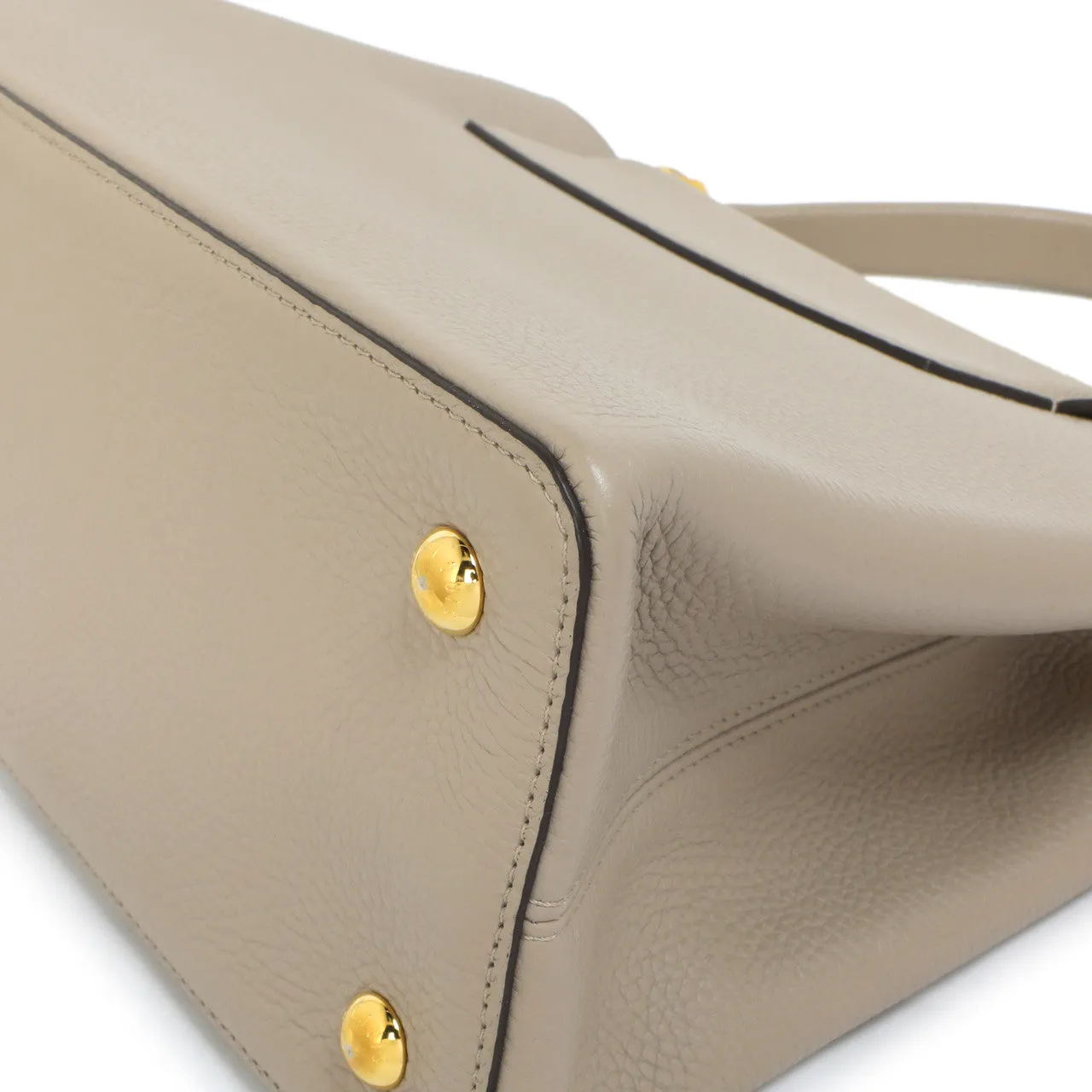 Louis Vuitton Galet Taurillon Leather Capucines MM