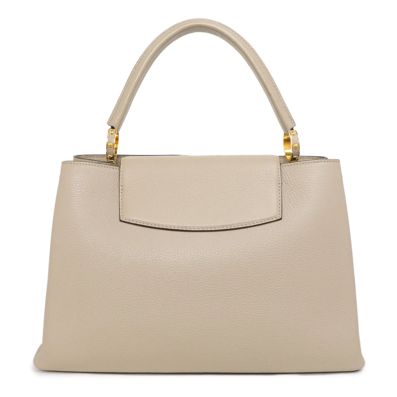 Louis Vuitton Galet Taurillon Leather Capucines MM