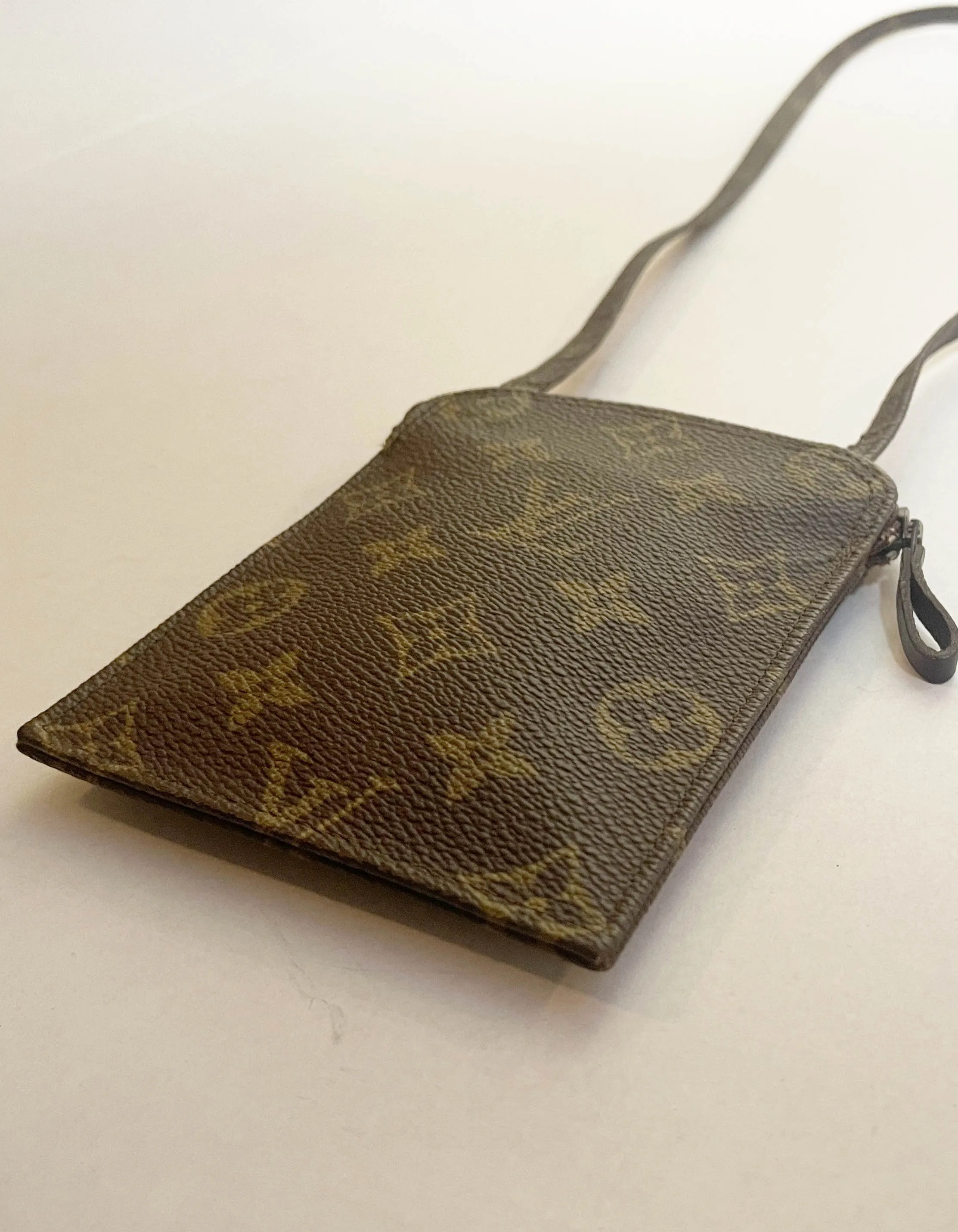 Louis Vuitton Monogram Secret Passport Pouch Necklace