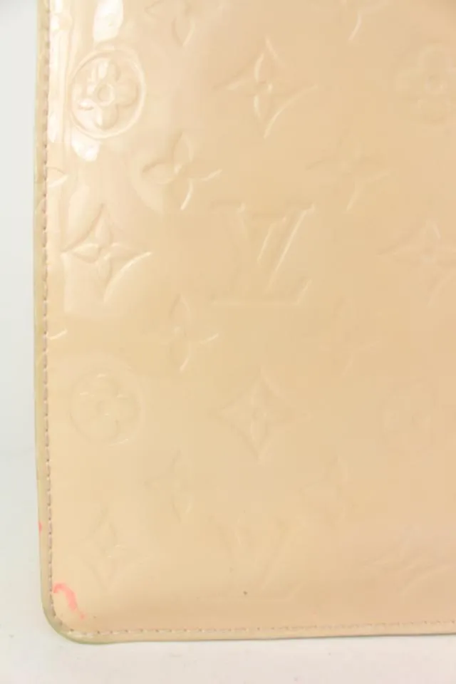 Louis Vuitton Special Order Beige Florentine Monogram Vernis Sac Plat 1LV811