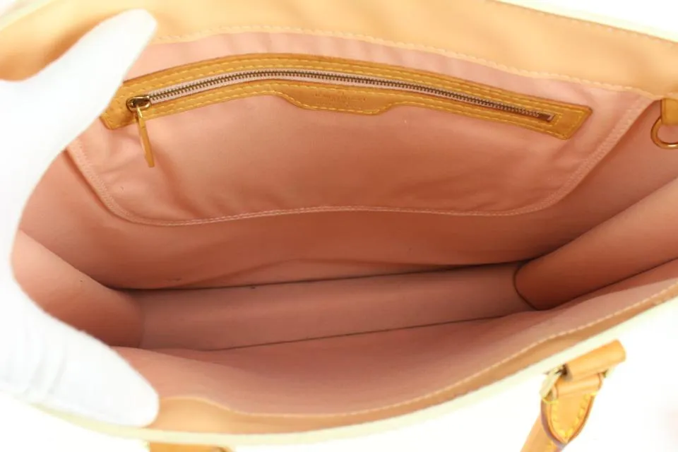 Louis Vuitton Special Order Beige Florentine Monogram Vernis Sac Plat 1LV811