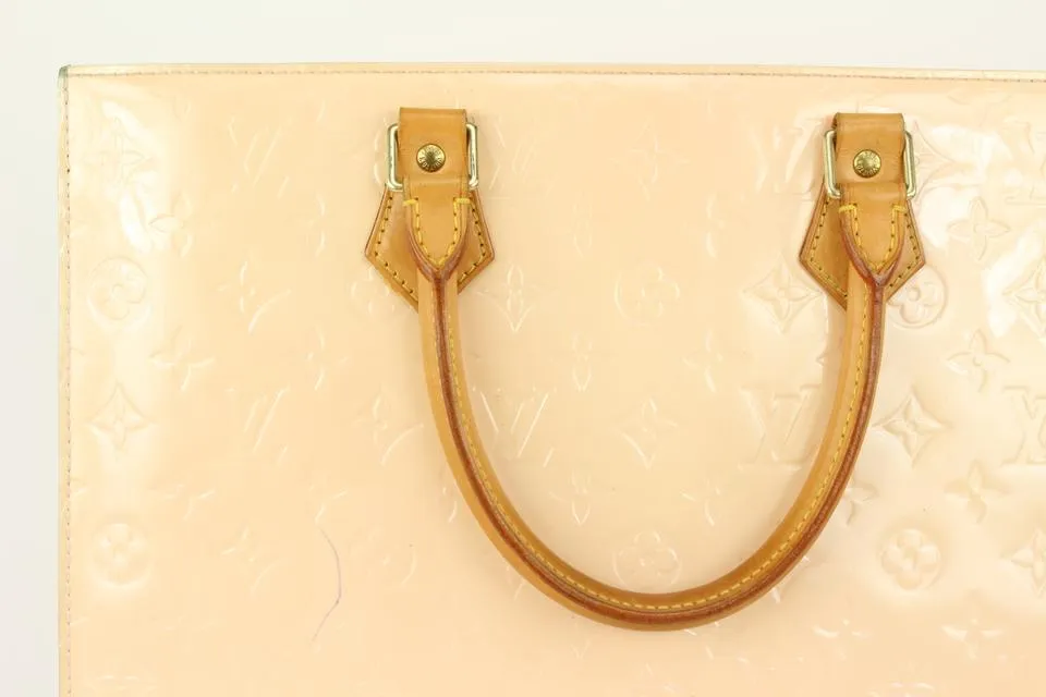Louis Vuitton Special Order Beige Florentine Monogram Vernis Sac Plat 1LV811
