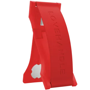LoveHandle Pro- Candy Apple Red Silicone