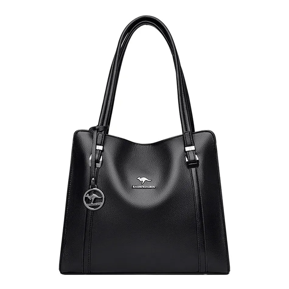Luxury Casual Tote Women Bag High Quality Leather Ladies Hand Bags for Women 2024 Shoulder Bag Big Crossbody Bags Sac A Main
