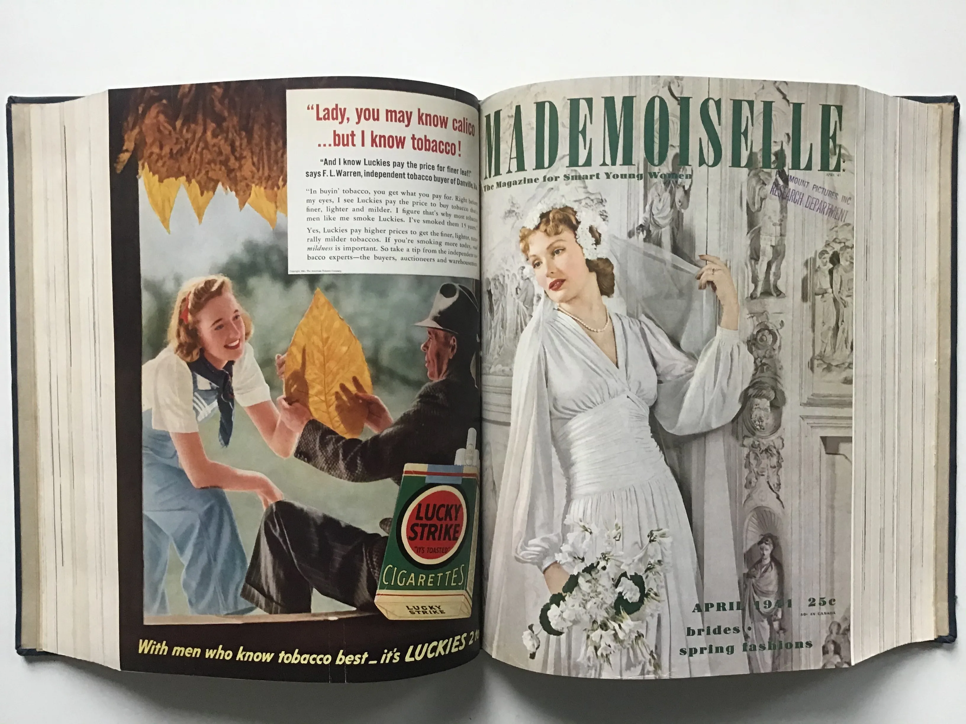 Mademoiselle magazine January February March April May June 1941